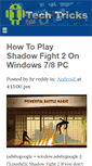 Mobile Screenshot of itechtrick.com
