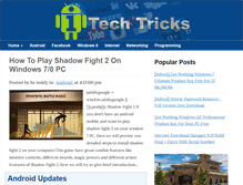 Tablet Screenshot of itechtrick.com